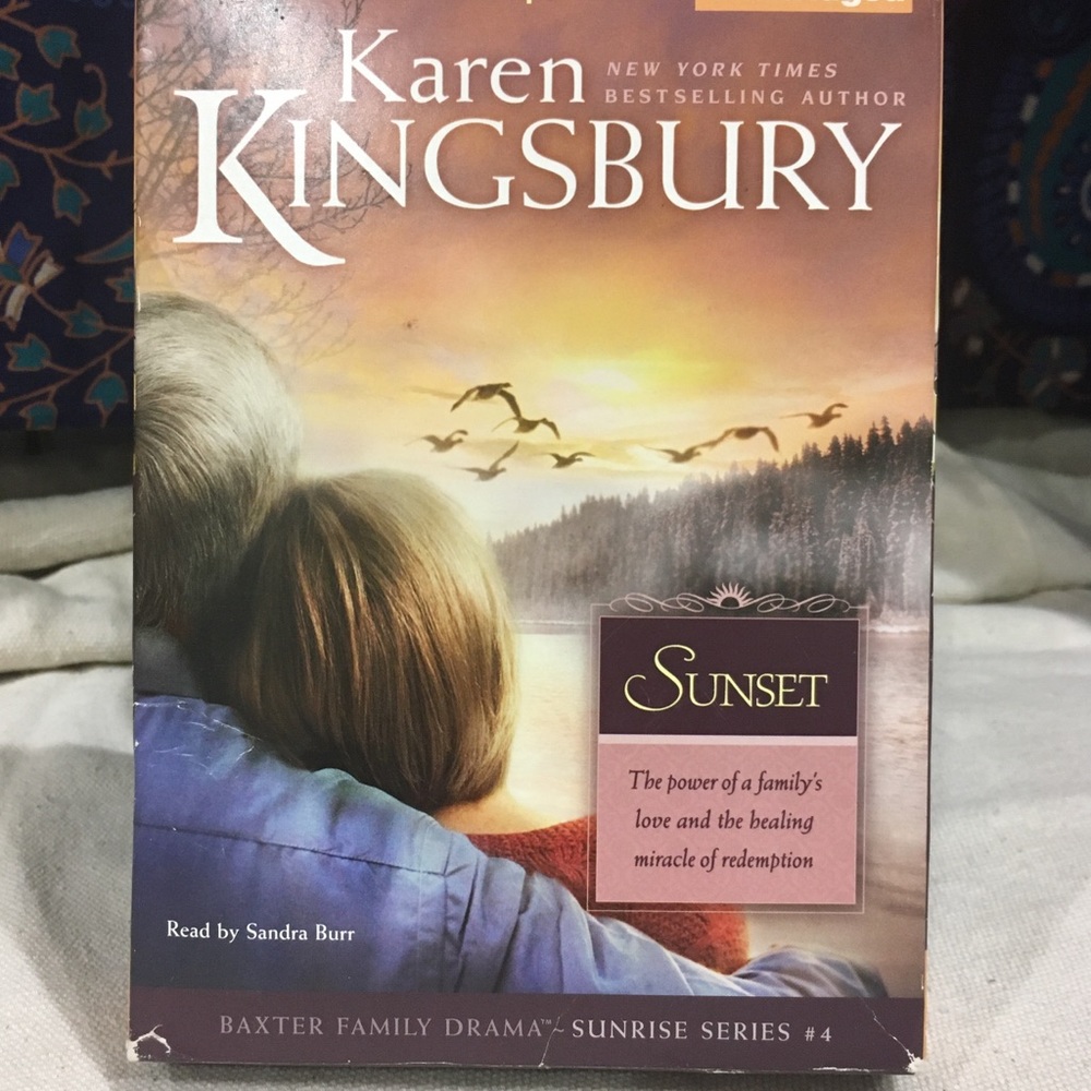 Karen Kingsbury Baxter Family Drama Sunset Series #4 Audio Book CD